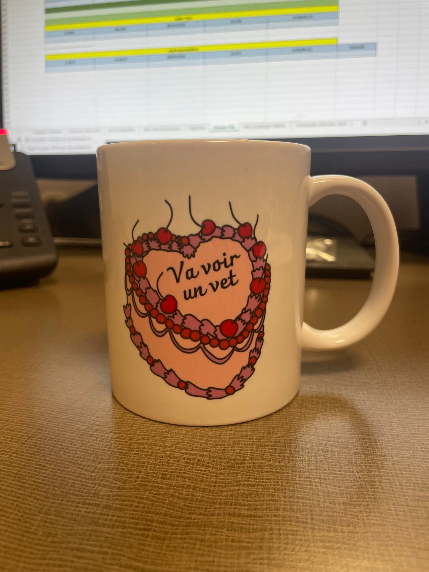 Tasse "va voir un vet"