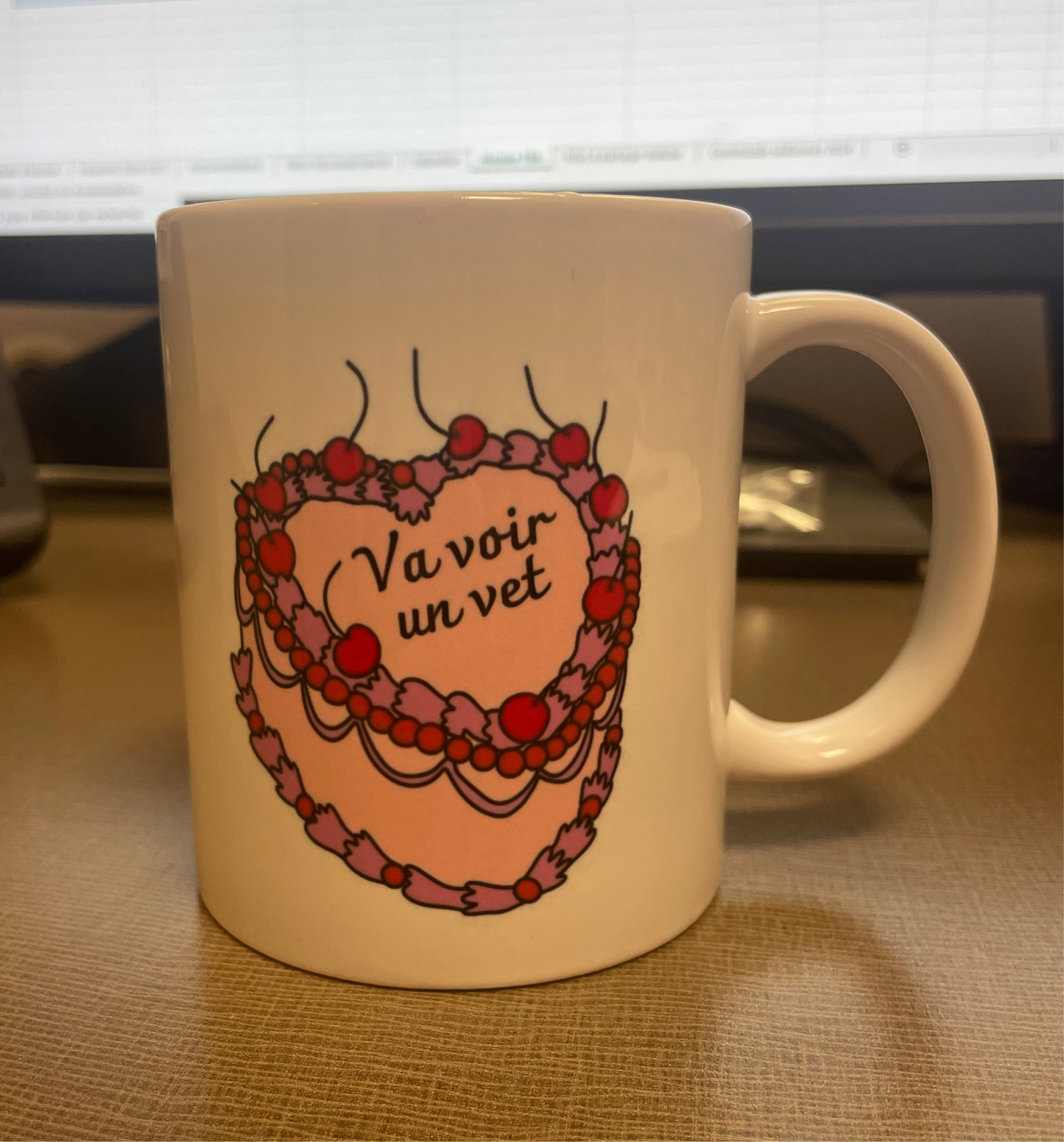 Tasse "va voir un vet"
