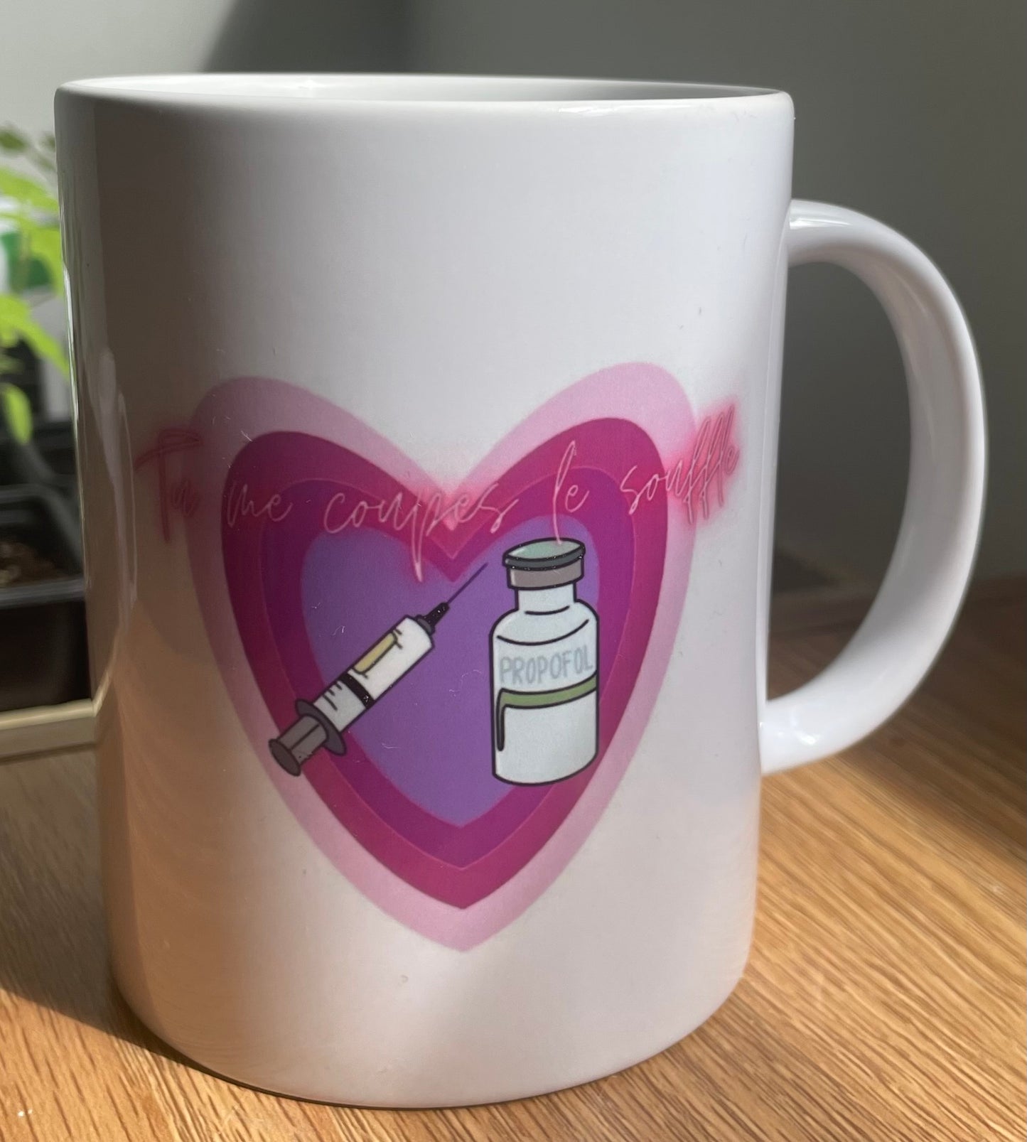 Tasse "Tu me coupes le souffle"