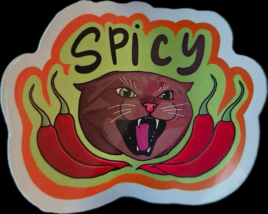 Autocollant "Spicy" (1/3$ ou 5/10$)