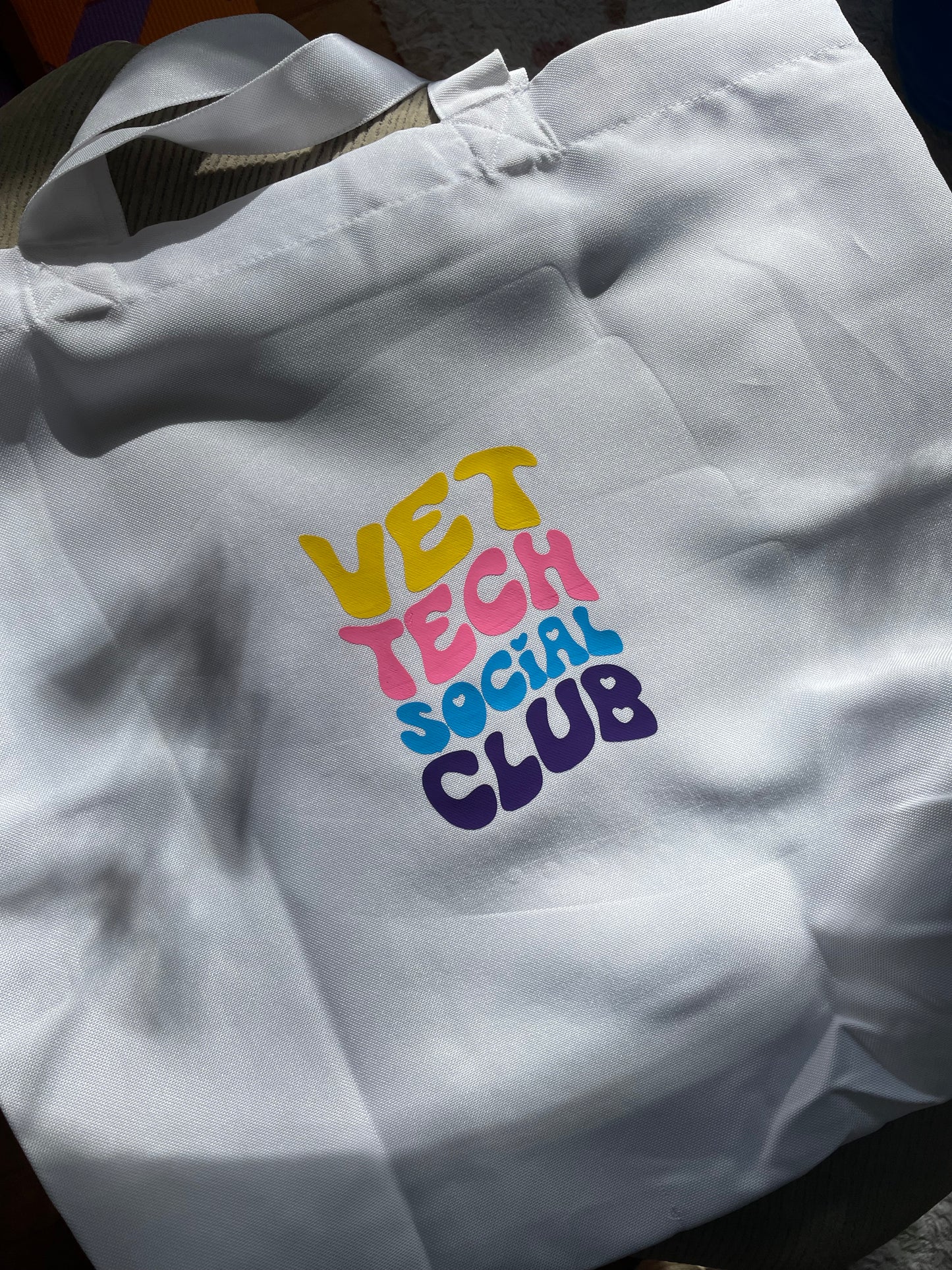 Tote bag "Frenchie" blanc