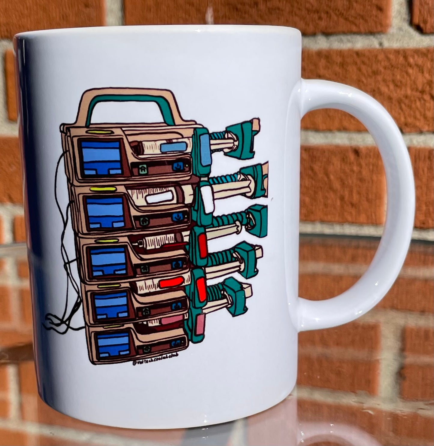 Tasse "Tour de pompes"