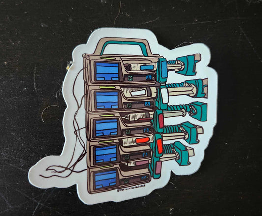 Autocollant "Tour de pompes" (1/3$ ou 5/10$)