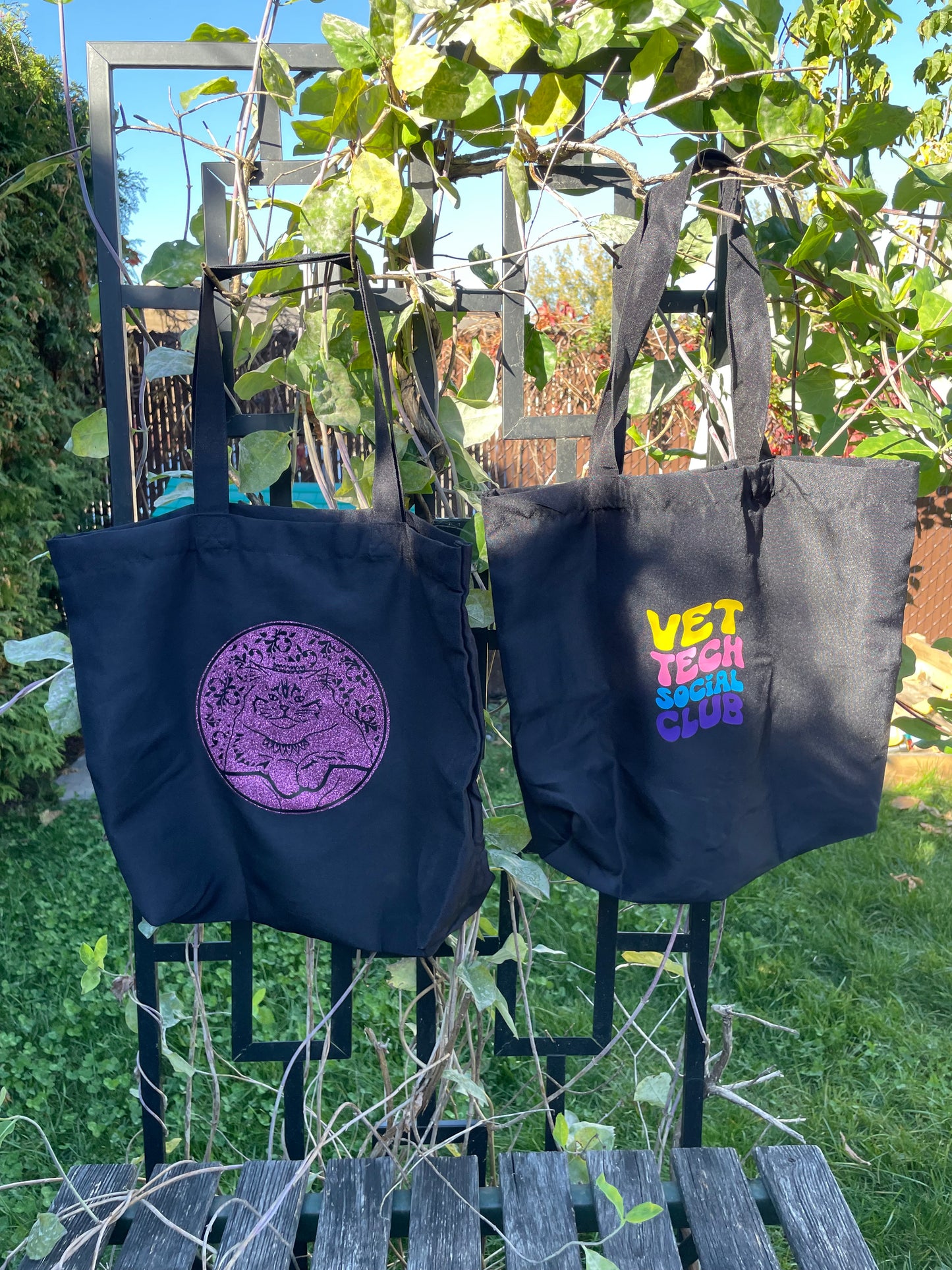 Tote bag "Bridgercat" noir